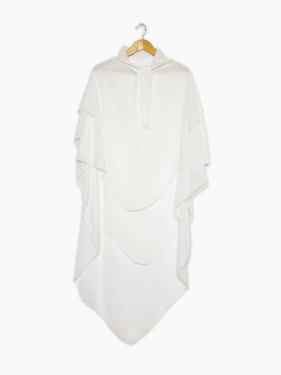 Khimar long en mousseline