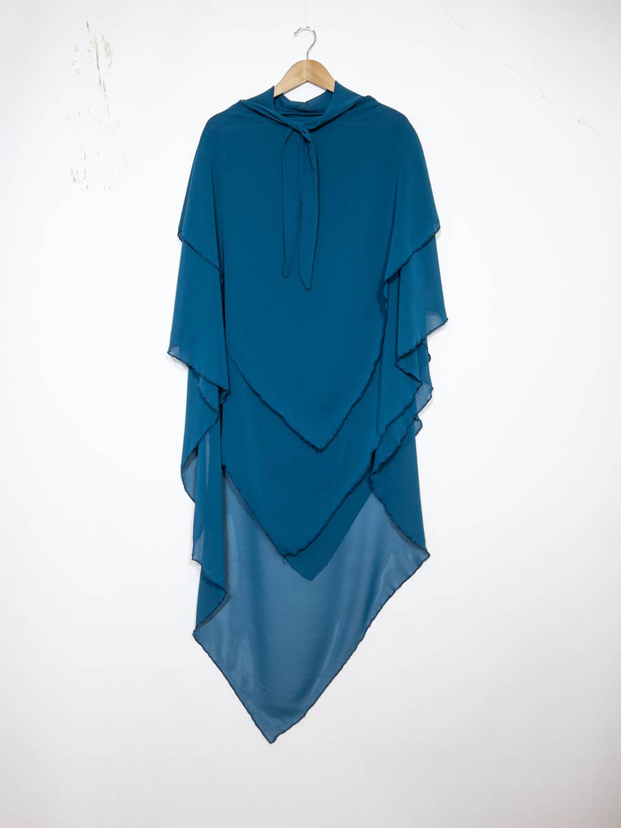 Khimar long en mousseline